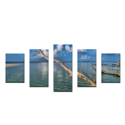 Ready2HangArt 'Grand Bahama' 5-Piece Wrapped Canvas Wall Art Set