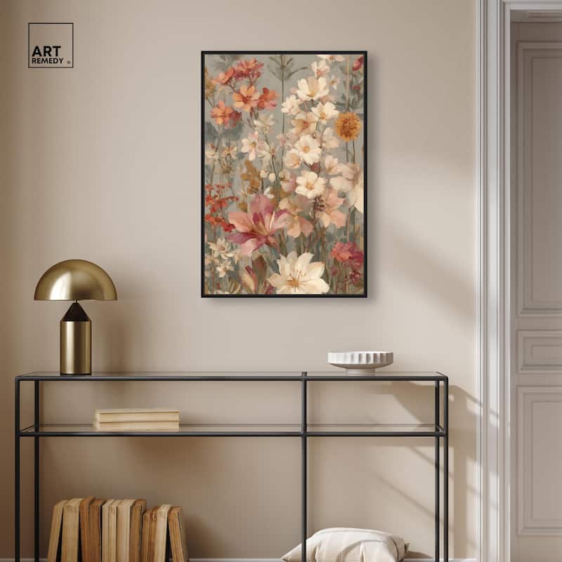 Soft Cream Wilds Canvas by Art Remedy