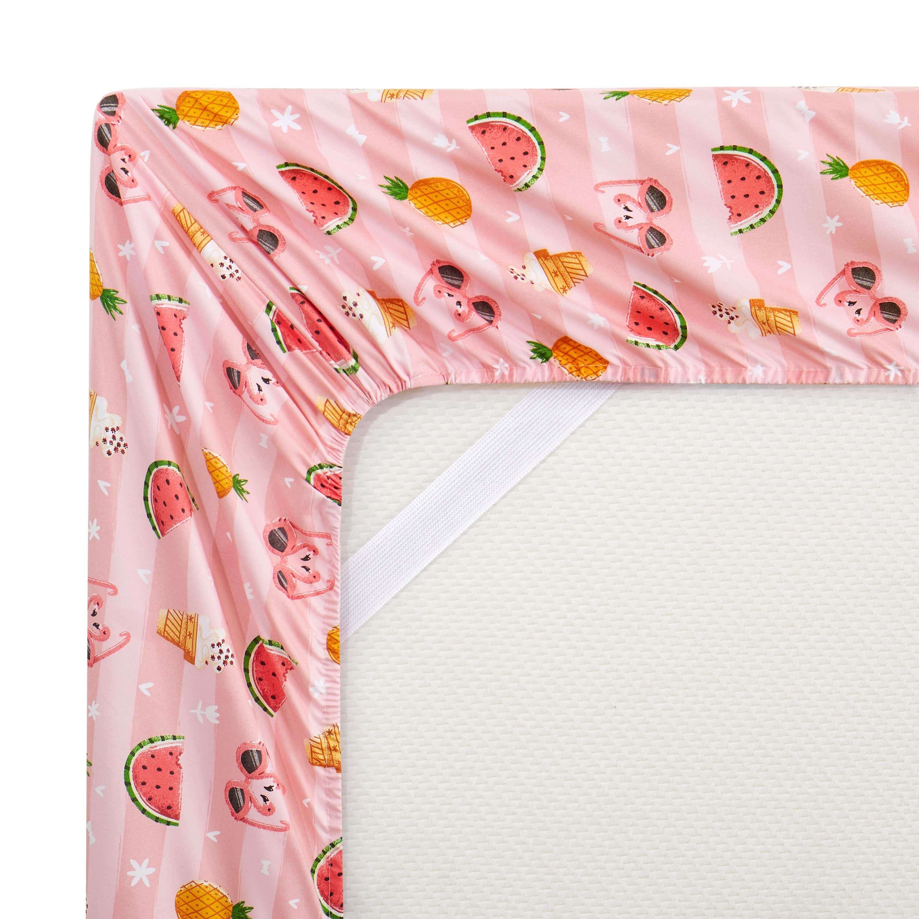 Sweet Summer Fun Pink Kids Sheet Set