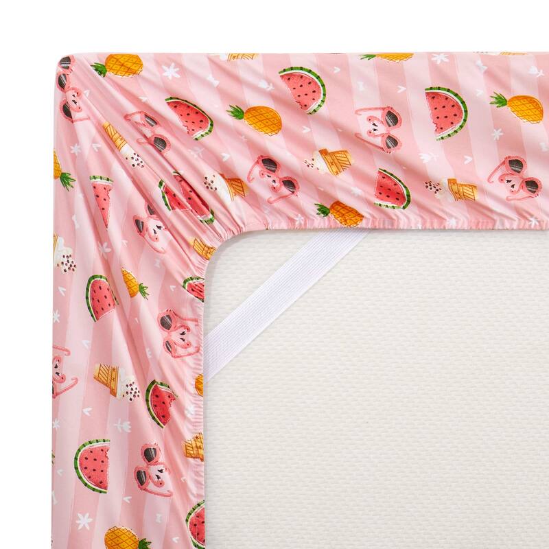 Sweet Summer Fun Pink Kids Sheet Set