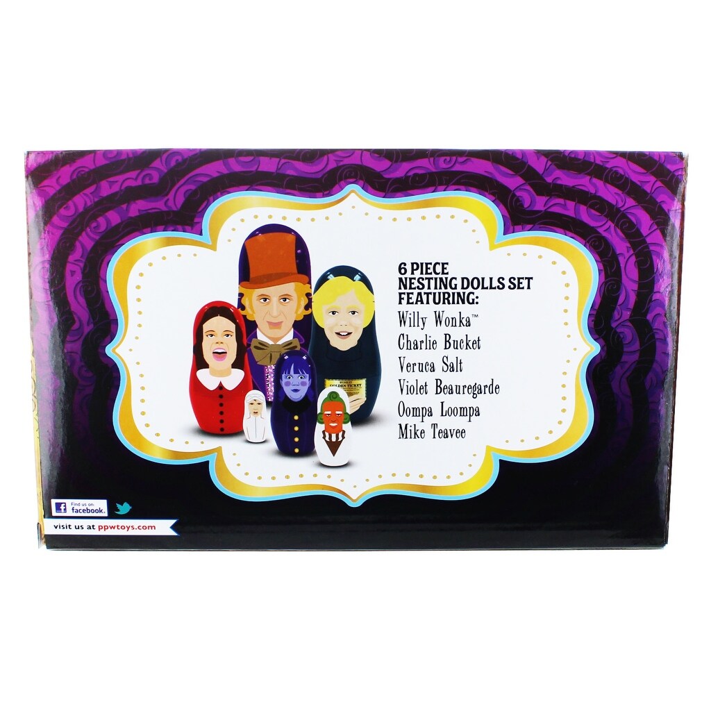 willy wonka nesting dolls