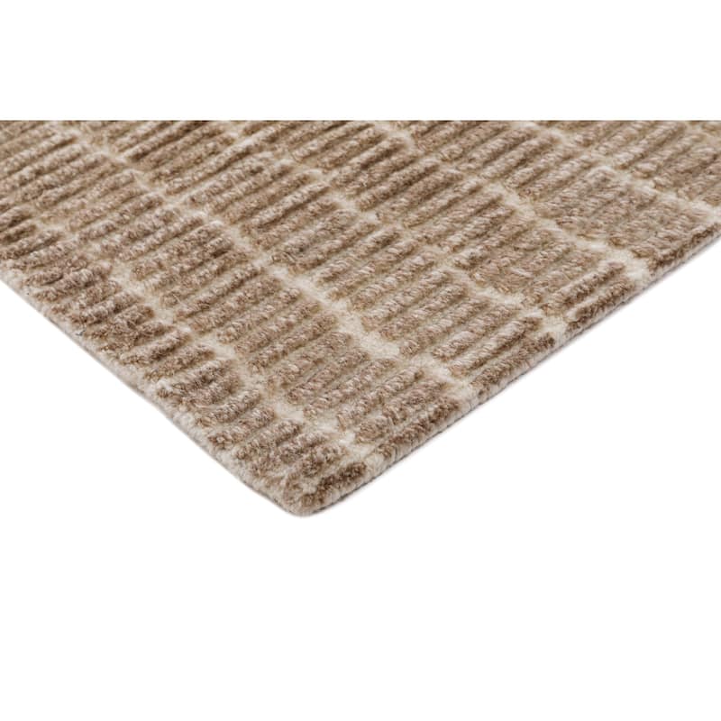 Terra by Obeetee Creed Tufted Rug - 5' x 8' - Straw Stripe