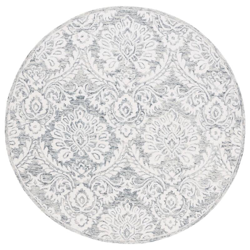 SAFAVIEH Handmade Blossom Esta Modern Floral Wool Rug