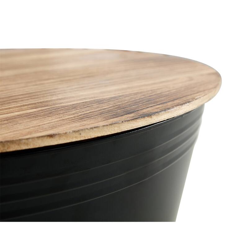 Metal Cocktail Table with Storage Space