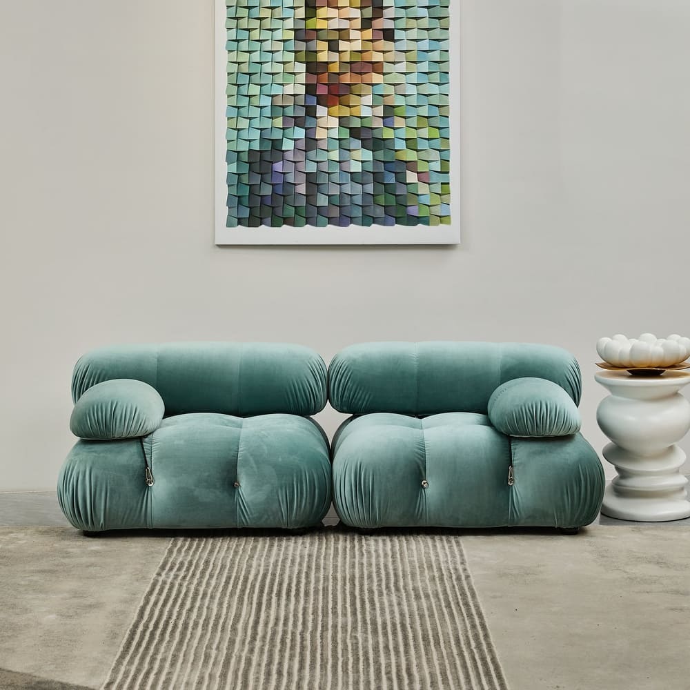 Breeley 76'' Velvet Upholstered Loveseat