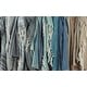 preview thumbnail 2 of 23, Rizzy Home Striped Hand-tied Throw Blanket