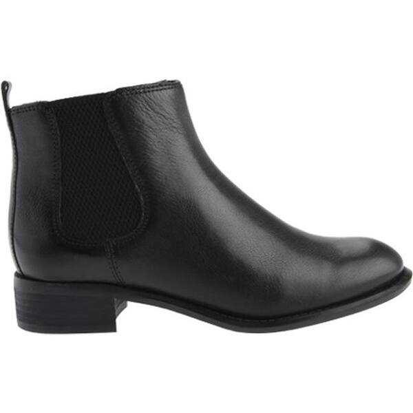 Shop Nine West Women S Jara Chelsea Boot Black Leather Black Leather Overstock 26400200