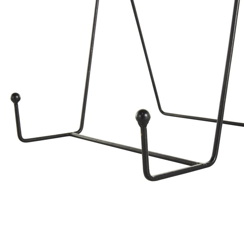 Metal Wide Triangle Display Easel - Set of 3 Black - Roche River Decor
