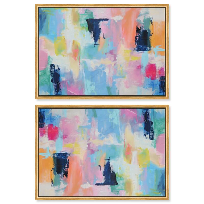 Flying Moth Canvas by Art Remedy - 20" x 24" - Gold