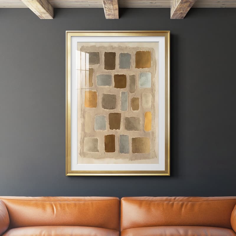 Sand Shaped II Premium Framed Print - Ready to Hang