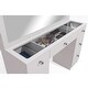 preview thumbnail 17 of 27, Boahaus Venus Modern Vanity, Glass Top, 07 Drawers - N/A