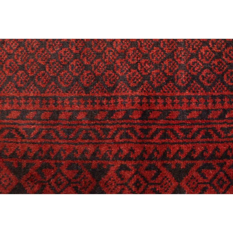 ECARPETGALLERY Hand-knotted Teimani Dark Navy Wool Rug - 2'10 x 4'3