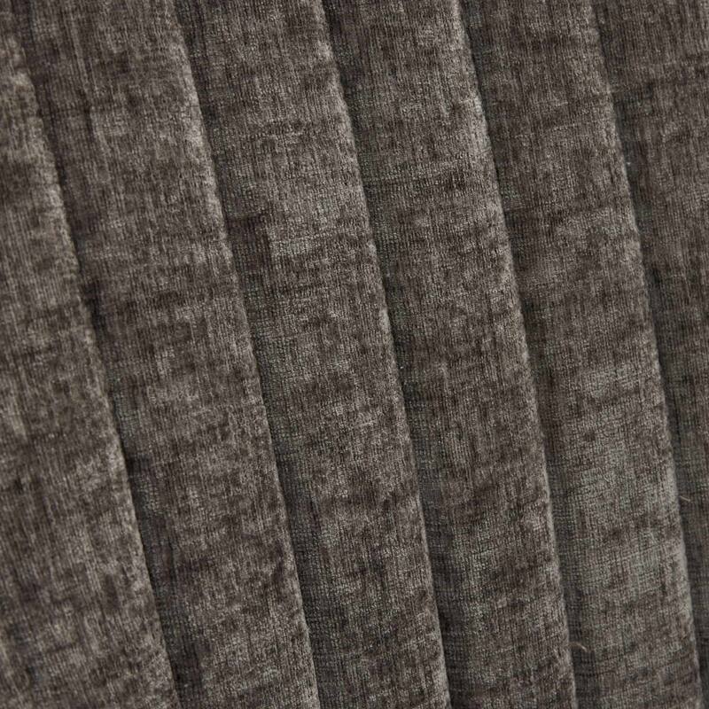 GDF Studio- Rayon Chenille Upholstered Dining Chair with Tufted Back & Golden Metal Base, Set of 2