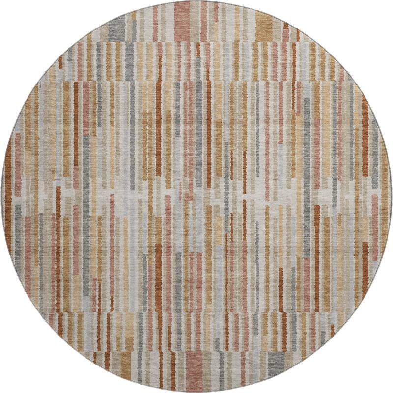 Premium Washable Super Soft Stripe Stack Mayfield Rug