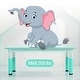 preview thumbnail 4 of 10, Height Adjustable Toddler Arts & Crafts Table and Chair Set for Ages 2-10