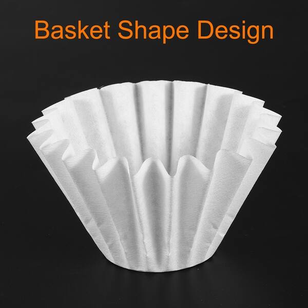 150Pcs Coffee Filters, Disposable Basket Paper Filter Home Office - Natural - 50mm