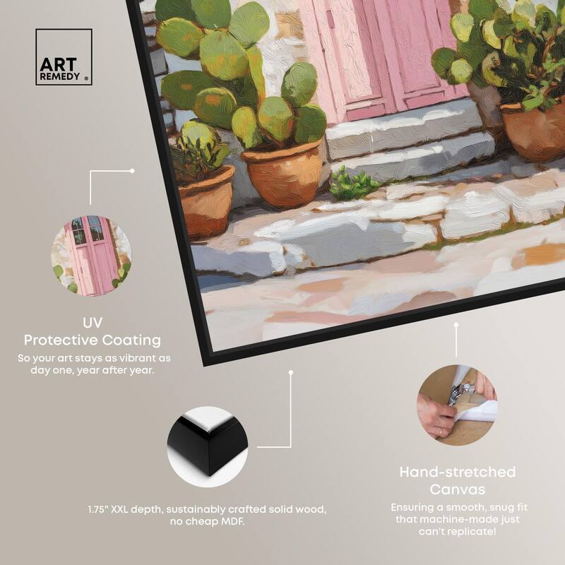 Pink Door I Canvas by Art Remedy