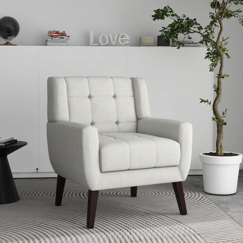 Tufted Arm Chair Upholstered Lounge Chair