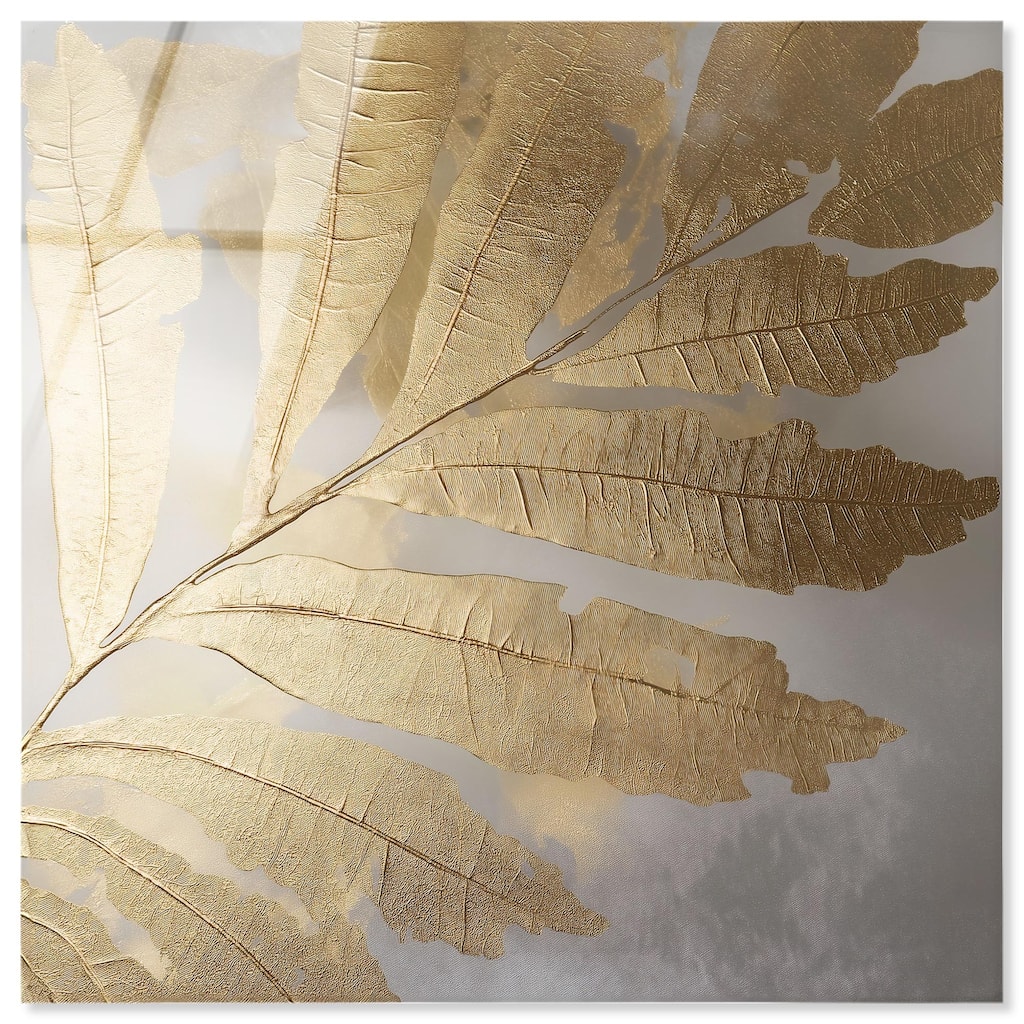 Golden Canopy (I) Acrylic by Art Remedy, Ready to Hang