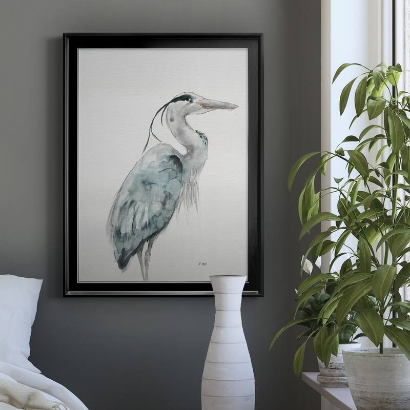 BLUE HERON I Premium Framed Canvas - Ready to Hang