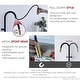 preview thumbnail 23 of 71, Single Handle Pull-Down Sprayer Kitchen Faucet K-141 - Height: 17.25" Spout H: 9" Spout R: 9"