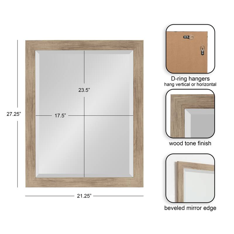 Beatrice Framed Decorative Rectangle Wall Mirror