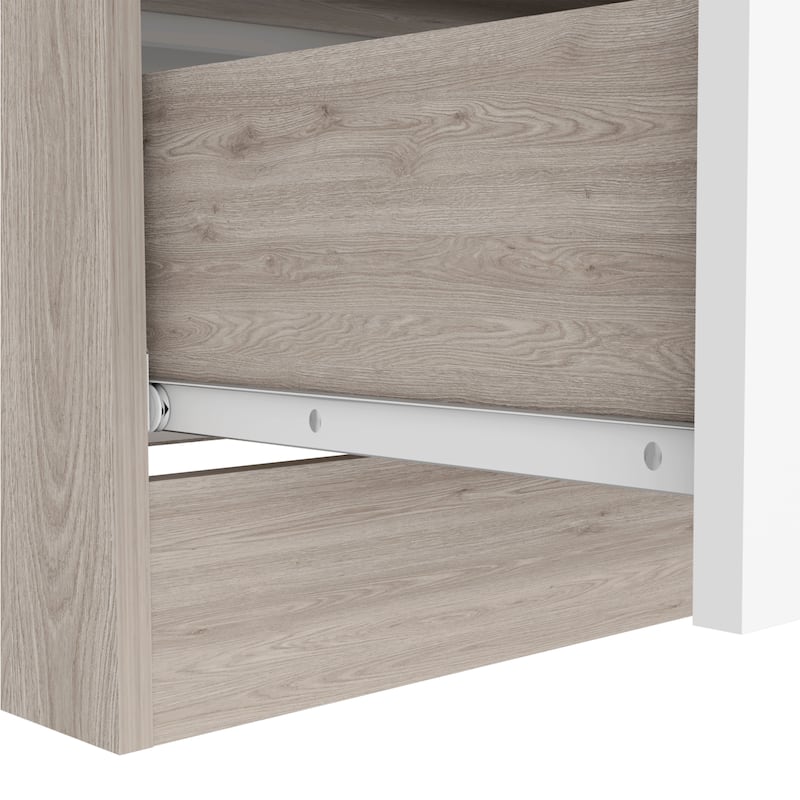 TUHOME Melia 3 Drawer Dresser with Superior Top and Metal Hardware