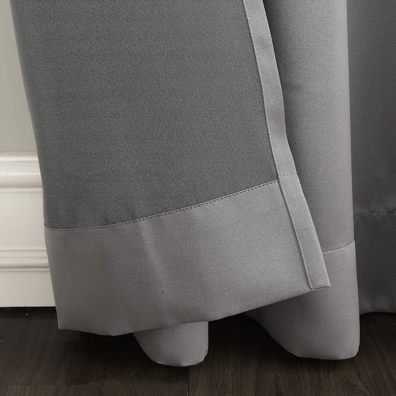 Sun Zero Talisha Grommet Room Darkening Window Curtain Panel