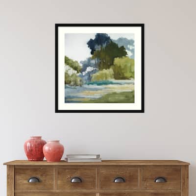 Bean Fields Tall Trees by Jacqueline Ellens Framed Wall Art Print