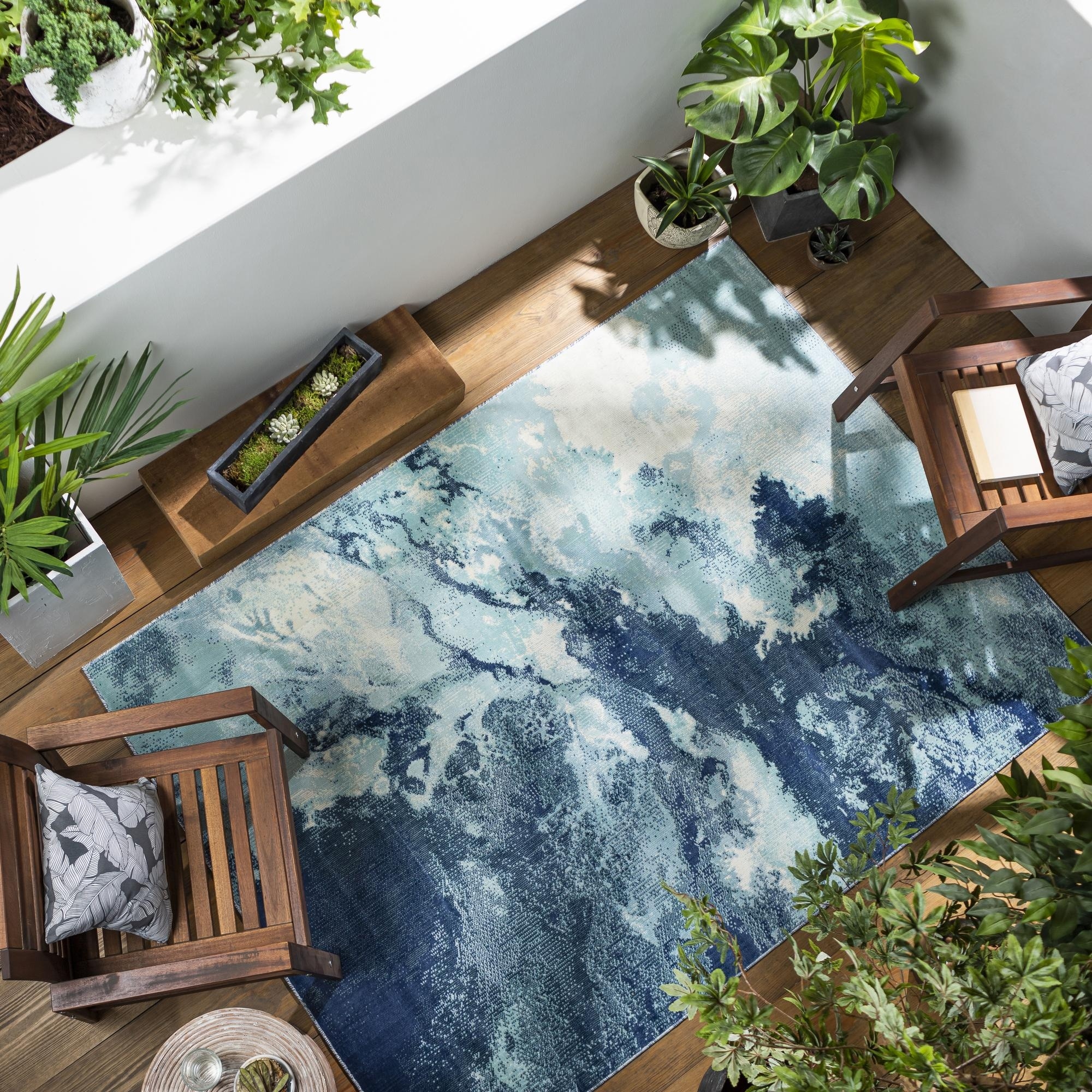 Livabliss Bodrum Modern Indoor/Outdoor Area Rug
