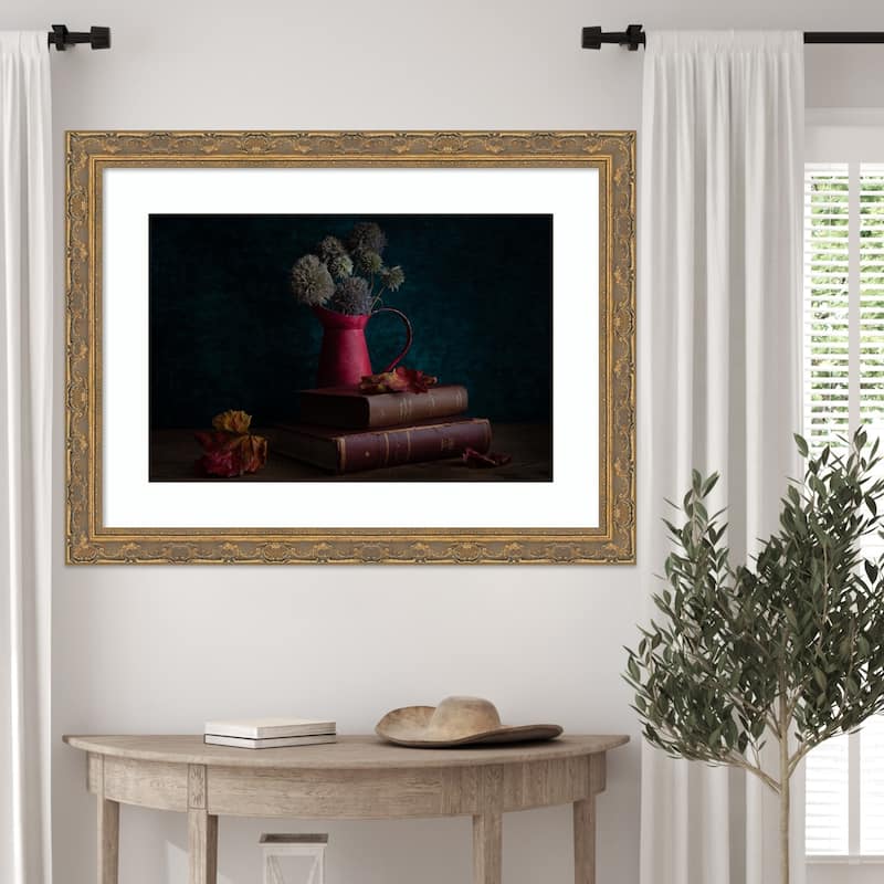 everything gets old by Ramiz Sahin Wood Framed Wall Art Print