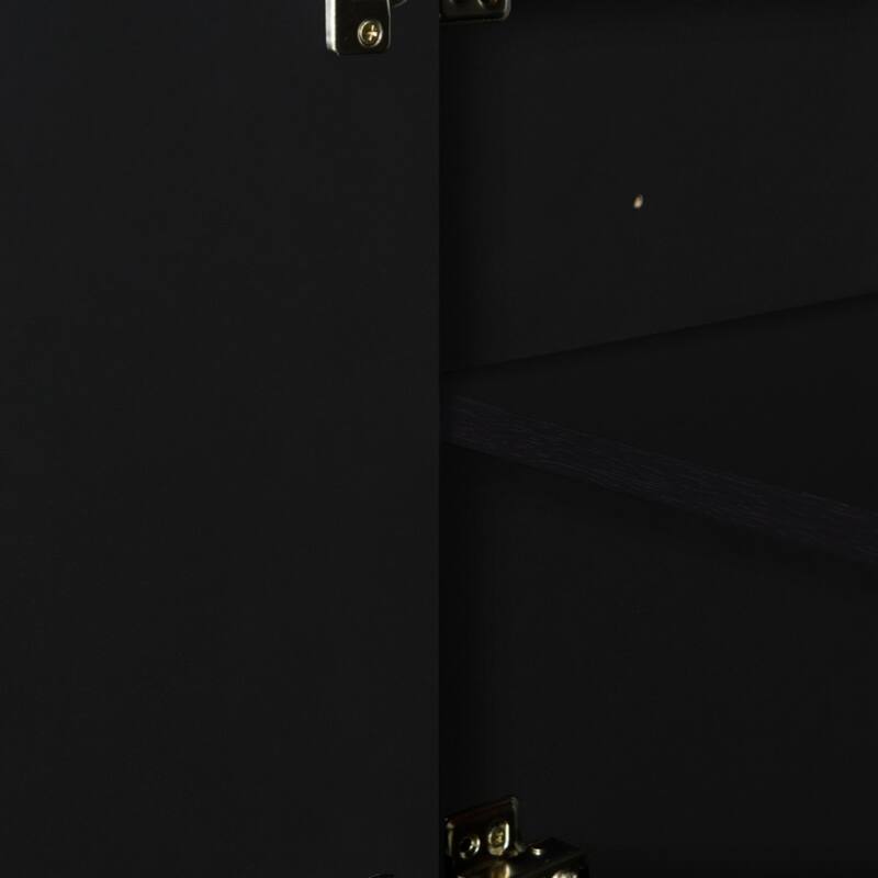 Storage Cabinet Sideboard Wooden Cabinet with 4 Doors for Hallway, Entryway, Living Room, Bedroom, Adjustable Shelf