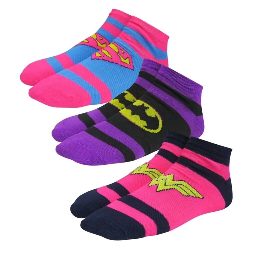 Dc Trinity Womens Striped LowCut Sock 3 Pack