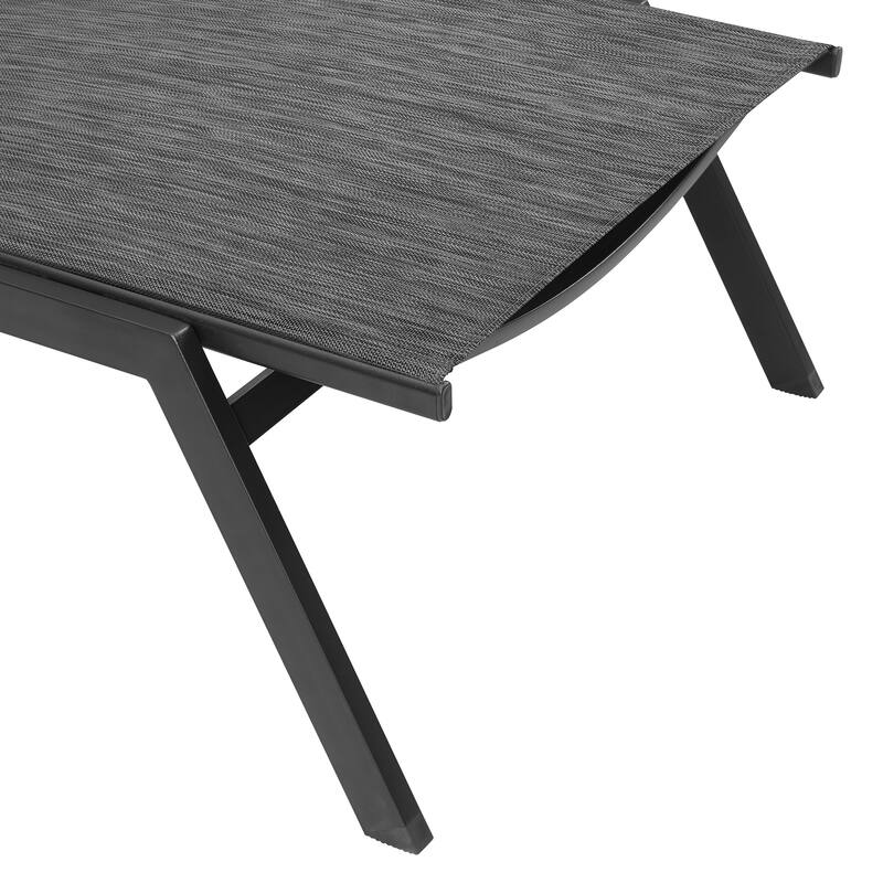 Corvus Torino Adjustable Sling Fabric Patio Chaise Lounge