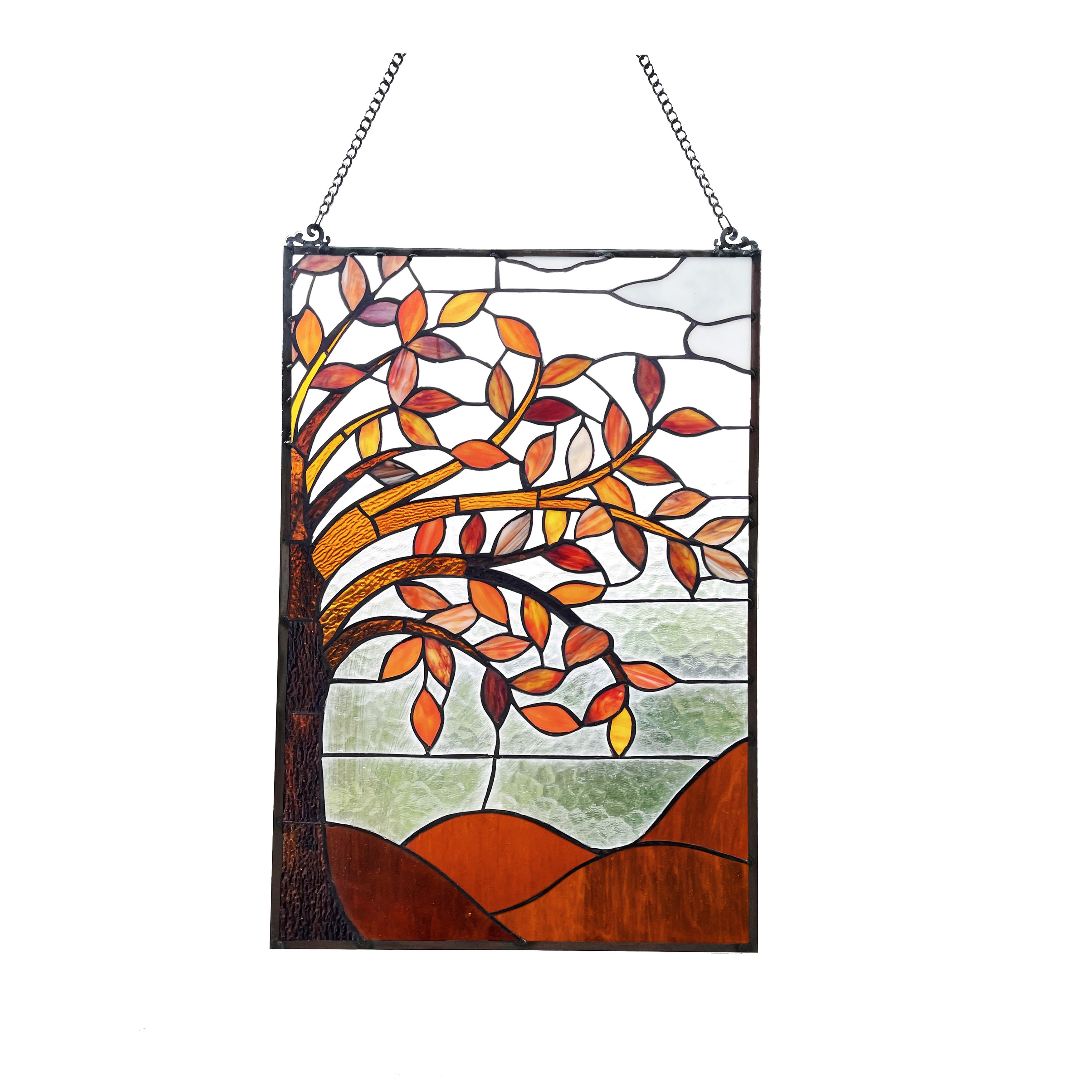 Tree Design Window Panel/Sun Catcher - L