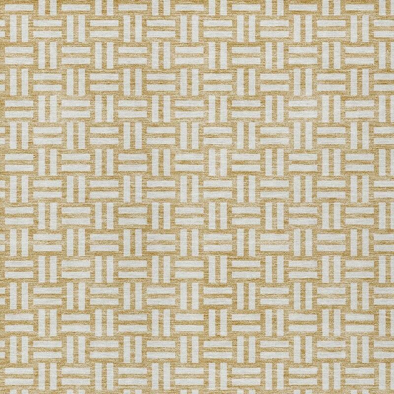 HomeRoots Geometric Transitional Rectangle Outdoor Rug