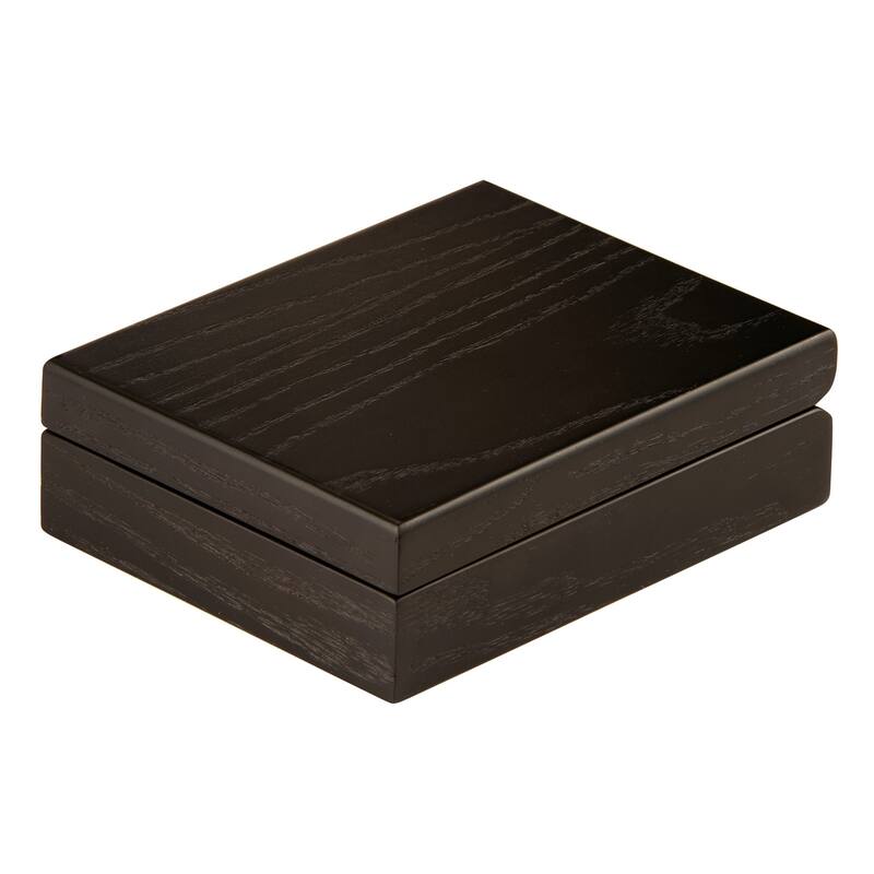 Howard Miller Silver 2-piece Wine Kit in Brown Wood Case
