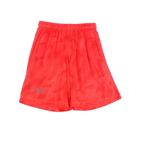 Under Armour Red Mens Size Medium M Pull-On Basketball Shorts