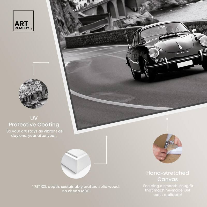 Drive through the Town Canvas by Art Remedy