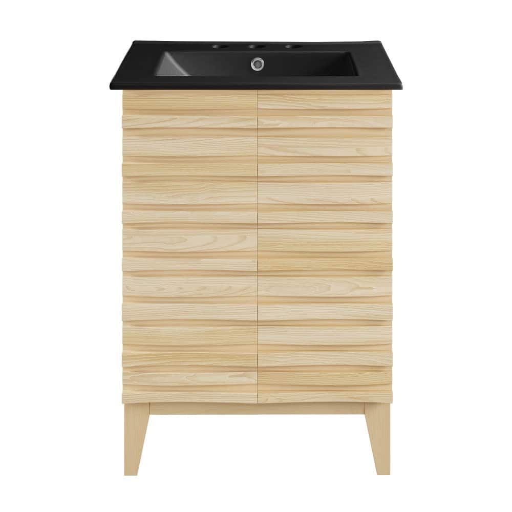 Swiss Madison SM-BV470-3MB Cascade 24" Free Standing Single Basin