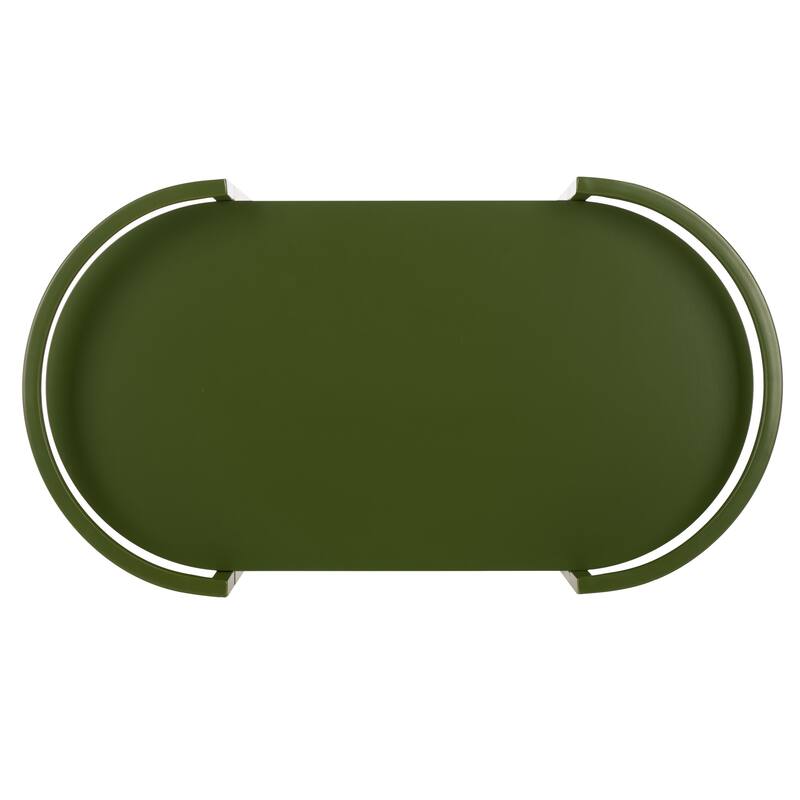 SAFAVIEH Home Inessa 2 Tier Bar Cart - 26"W x 14"D x 26"H