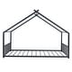 preview thumbnail 8 of 18, House Shape Floor Platform Bed,Kids Bed Metal Frame