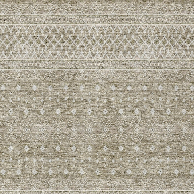 HomeRoots Tribal Transitional Rectangle Outdoor Rug
