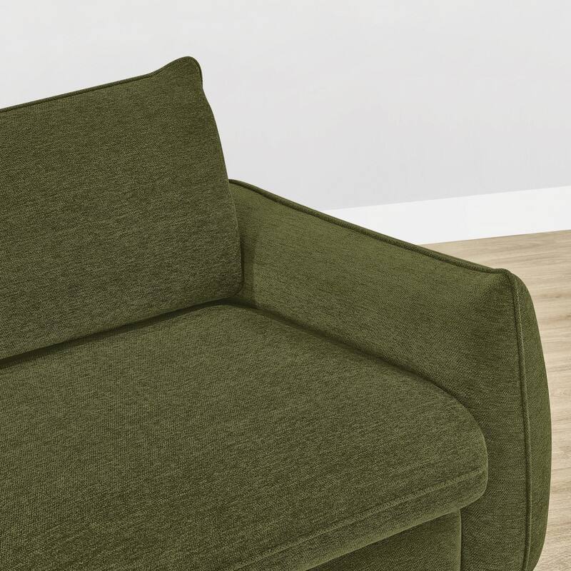 Spruce & Spring 2 Seat High Back Loveseat Sofa for Living Room