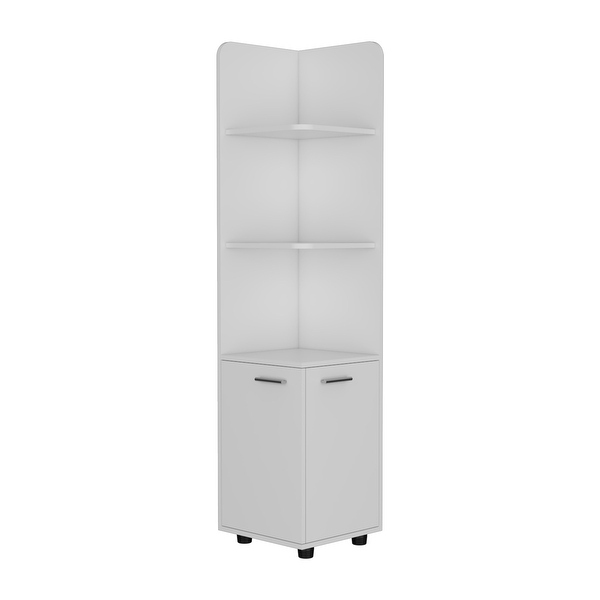 Corner deals linen cabinet