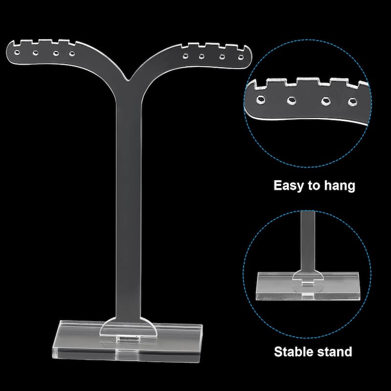Earring Display Stand,6pcs Acrylic Earring Holder Earring Stands Y