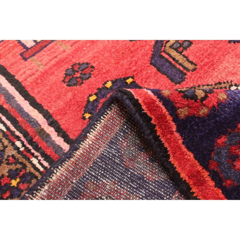 ECARPETGALLERY Hand-knotted Andelz Red Wool Rug - 4'3 x 6'9