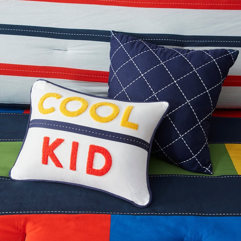 Emmett Stripe Printed Comforter Set by Urban Habitat Kids