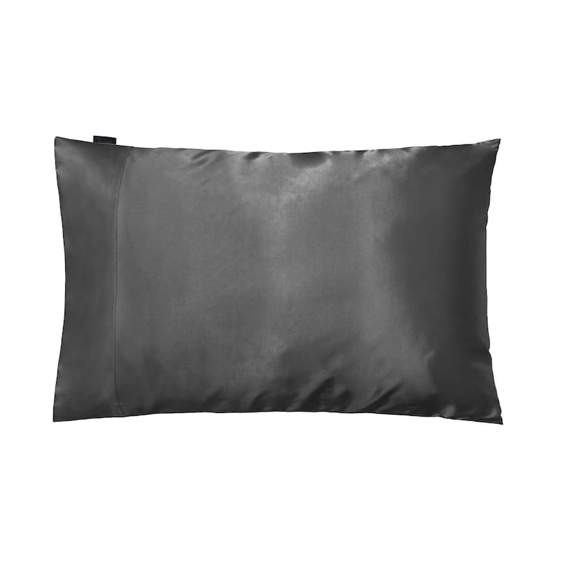 NIGHT® Dual-Sided Silk & Eucalpyptus Pillowcase - Gunmetal - King