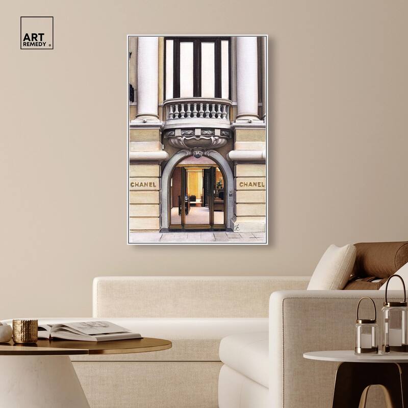 Expensive Store in Paris Canvas by Art Remedy